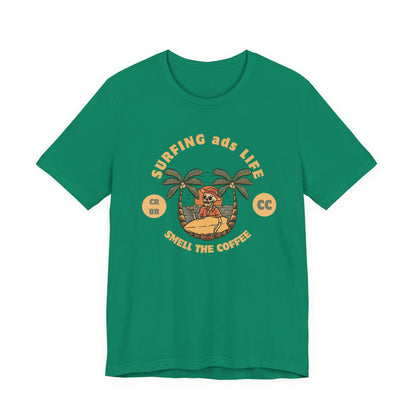 Surfing Life Short Sleeve Tee - Perfect Beachwear, Casual Outing Top, Summer Vibe Shirt, Gift for Surf Lovers, Comfy Everyday Wear