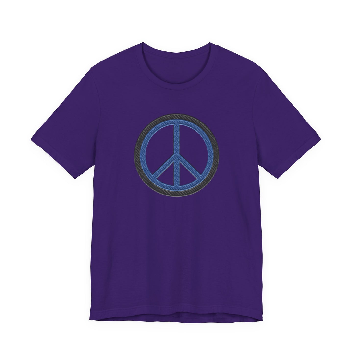 Peace Symbol T-Shirt — Blue Peace Sign Graphic Tee