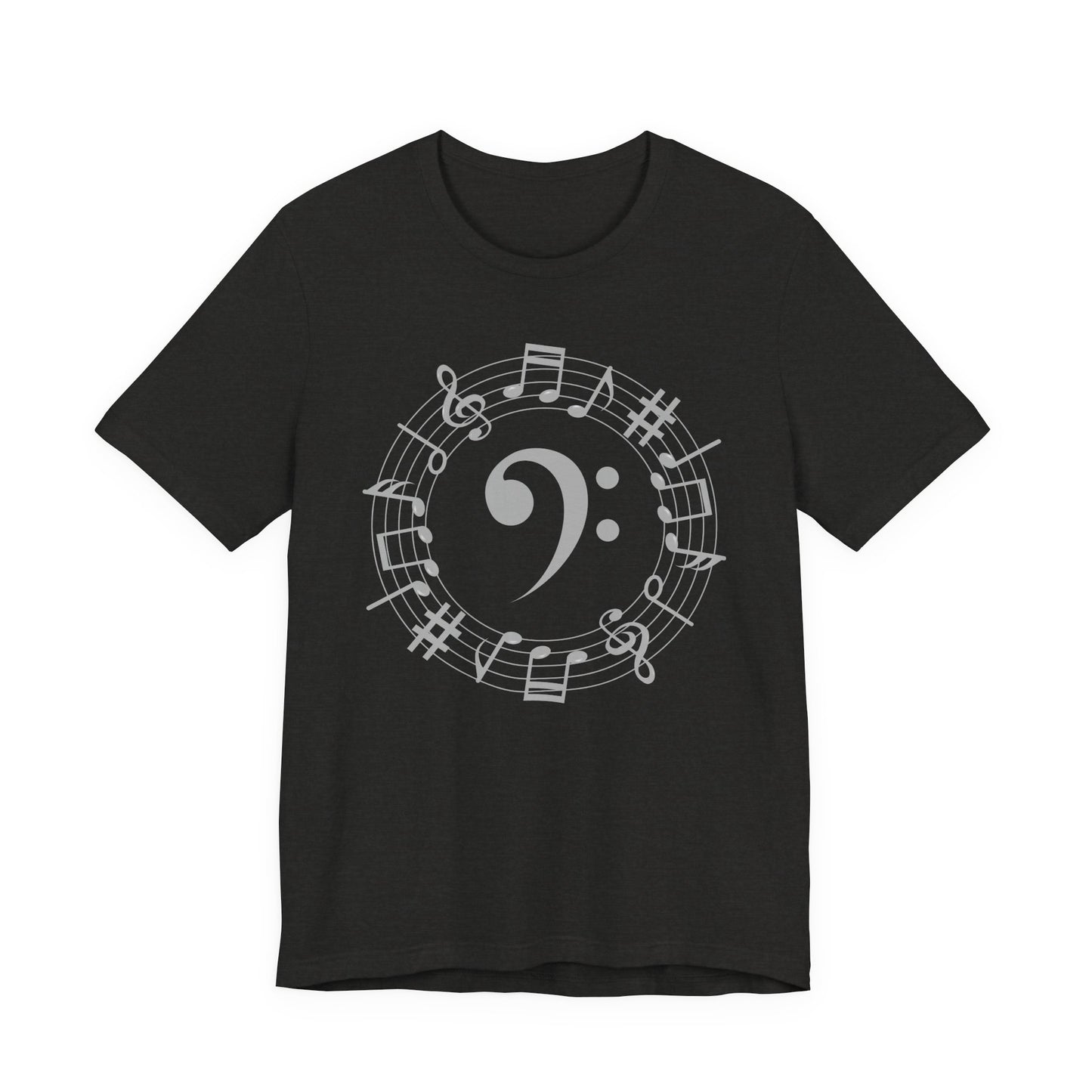 Music Note Unisex Jersey Tee, Musical Gift, Music Lover Shirt, Perfect for Concerts, Music Festivals, Unique Music Tee, Birthday Gift