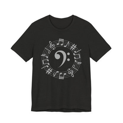 Music Note Unisex Jersey Tee, Musical Gift, Music Lover Shirt, Perfect for Concerts, Music Festivals, Unique Music Tee, Birthday Gift