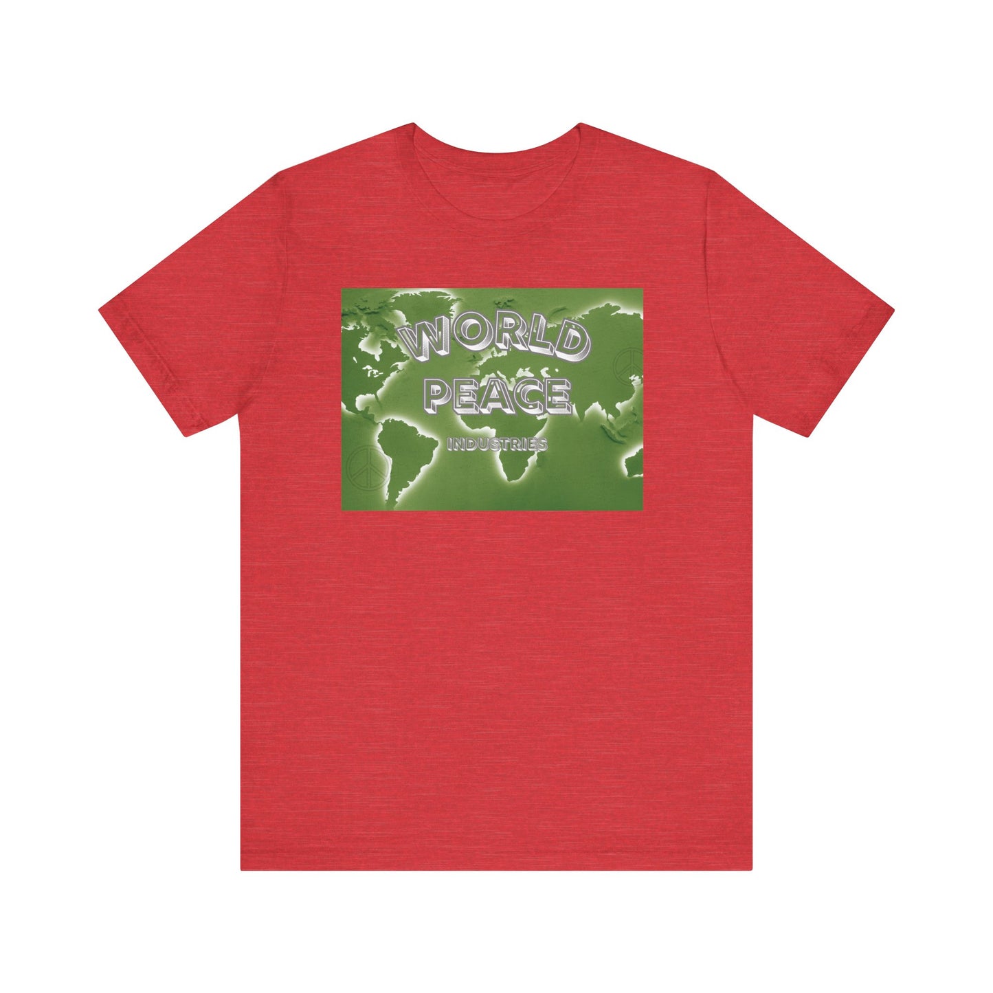 World Peace Unisex Jersey Tee - Eco-Friendly Graphic T-Shirt