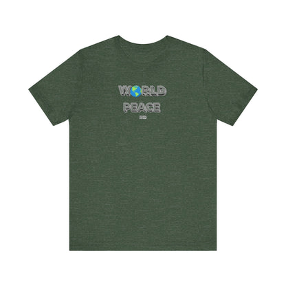 World Peace Unisex Jersey Tee - Casual Comfort for Every Occasion