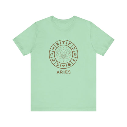 Aries Zodiac Tee, Unisex T Shirt