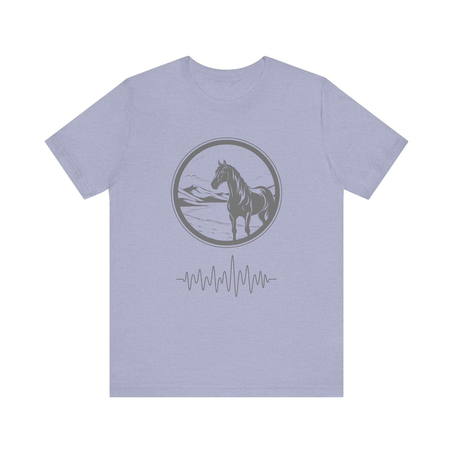 Pony frequency unisex tee shirt