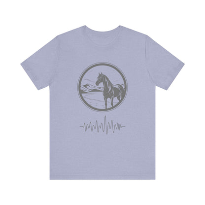 Pony frequency unisex tee shirt