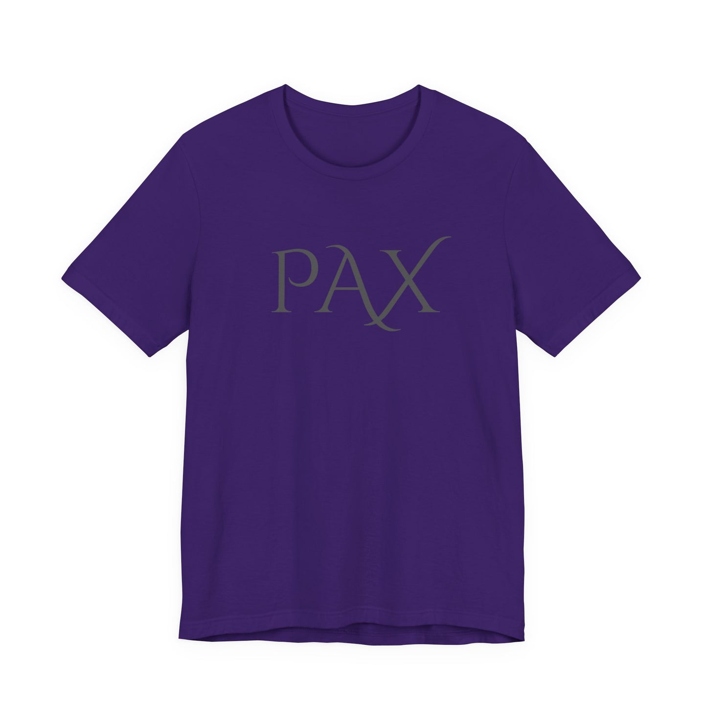 PAX Minimalist Graphic Tee — Classic Latin 'PAX' Peace Shirt