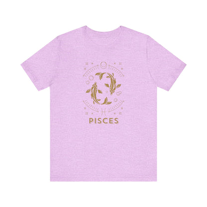Pisces Zodiac Unisex Graphic Tee shirt