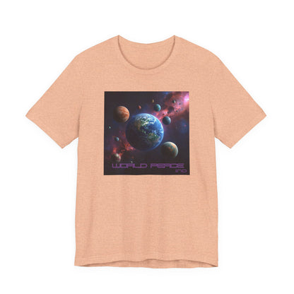 Galactic Peace Unisex Tee - Cosmic Universe Graphic T-Shirt