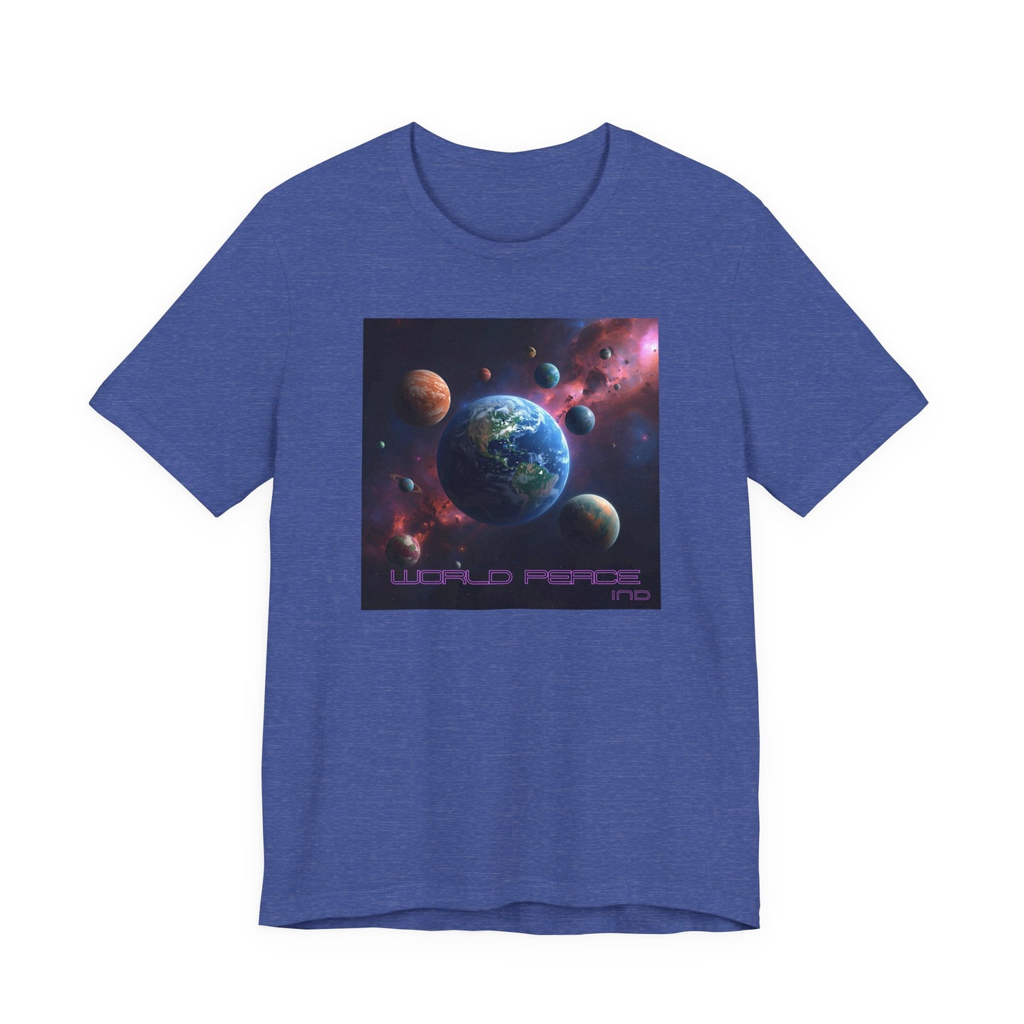 Galactic Peace Unisex Tee - Cosmic Universe Graphic T-Shirt