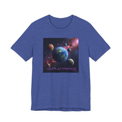 Galactic Peace Unisex Tee - Cosmic Universe Graphic T-Shirt