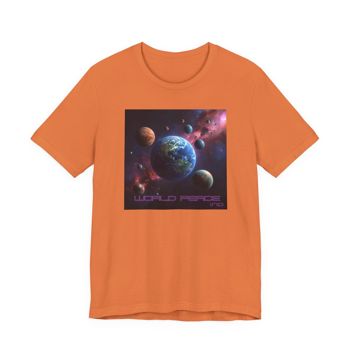 Galactic Peace Unisex Tee - Cosmic Universe Graphic T-Shirt