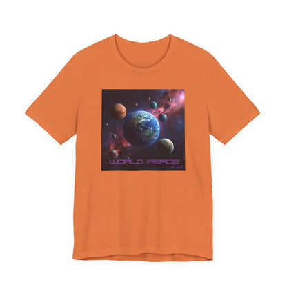 Galactic Peace Unisex Tee - Cosmic Universe Graphic T-Shirt
