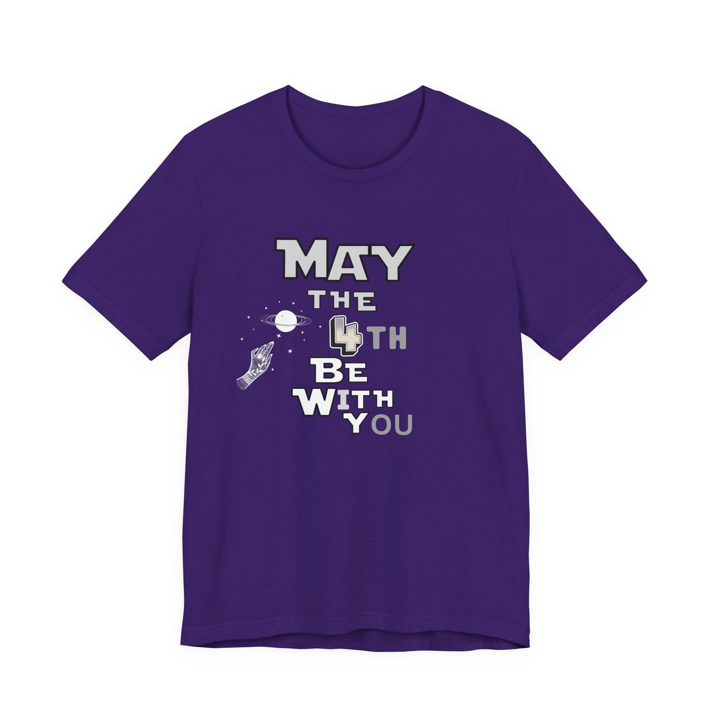 Star Wars May the 4th Be with You Tee, Unisex Graphic T-Shirt, Geeky Gift, Casual Wear, Star Wars Day Apparel, Movie Fan Shirt