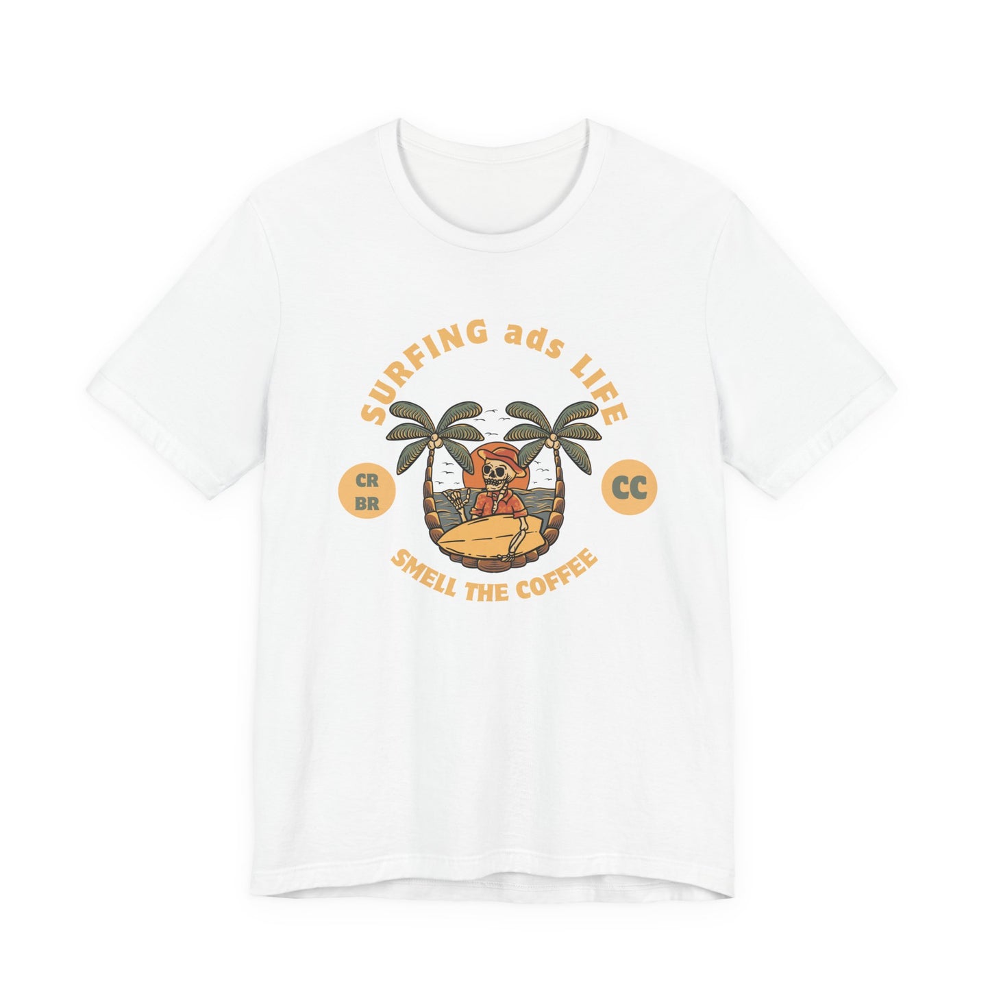 Surfing Life Short Sleeve Tee - Perfect Beachwear, Casual Outing Top, Summer Vibe Shirt, Gift for Surf Lovers, Comfy Everyday Wear