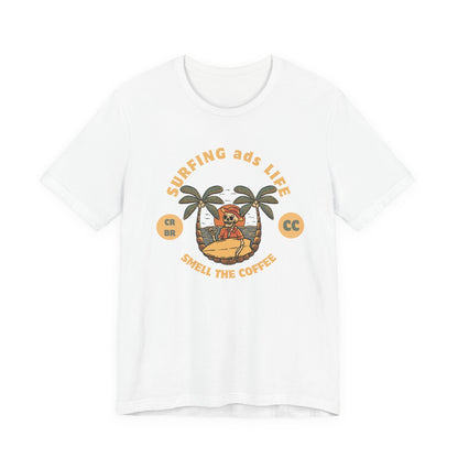Surfing Life Short Sleeve Tee - Perfect Beachwear, Casual Outing Top, Summer Vibe Shirt, Gift for Surf Lovers, Comfy Everyday Wear