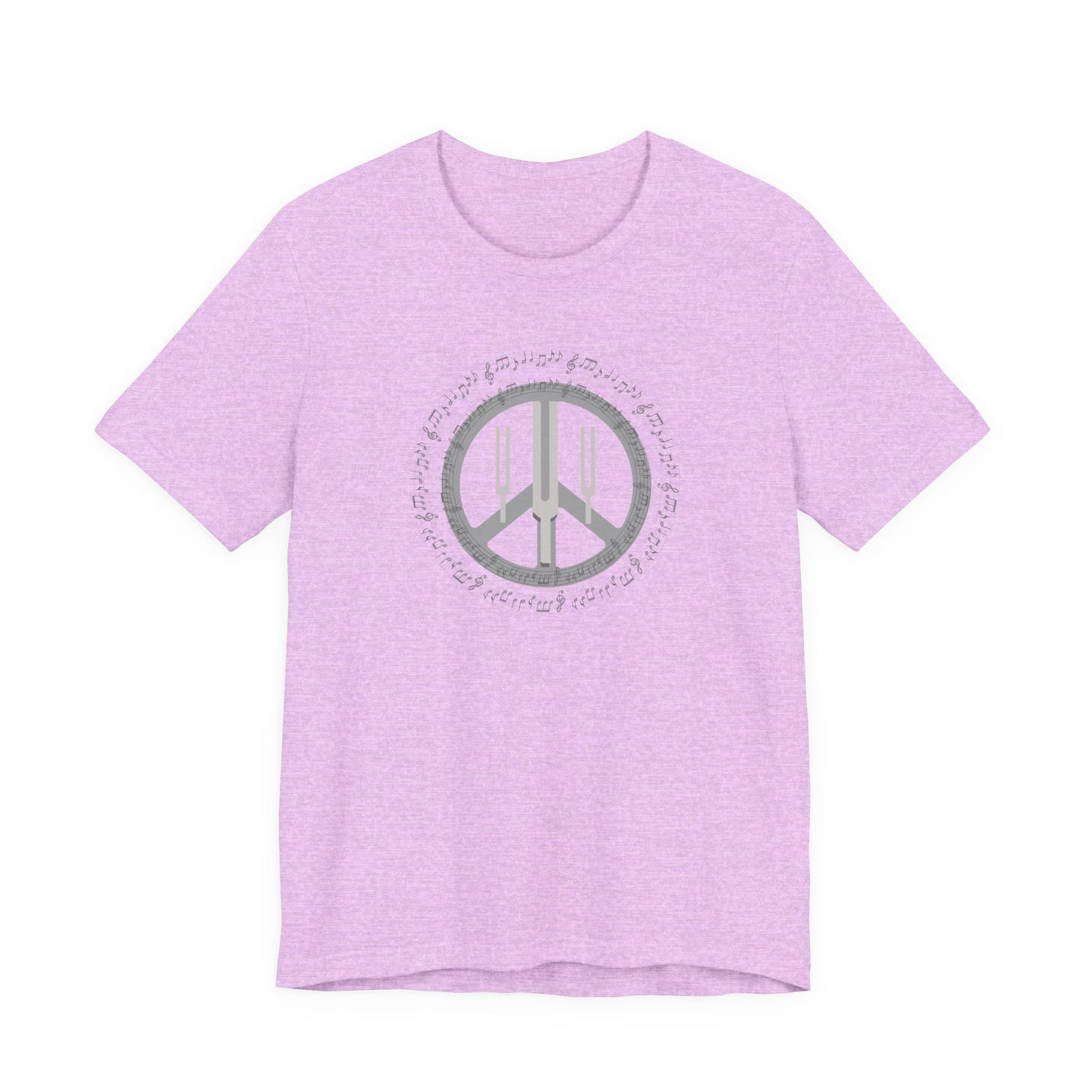 Peace Symbol T‑Shirt — Vintage Gray Peace Sign Graphic Tee