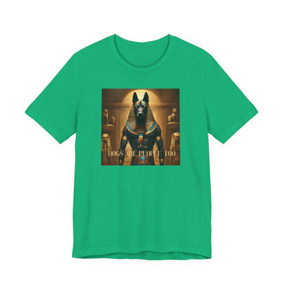 Anubis Graphic Tee — Egyptian God 'Dogs Are Pleasing Too' Vintage Art T-Shirt