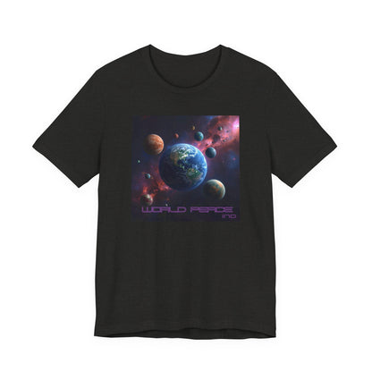 Galactic Peace Unisex Tee - Cosmic Universe Graphic T-Shirt