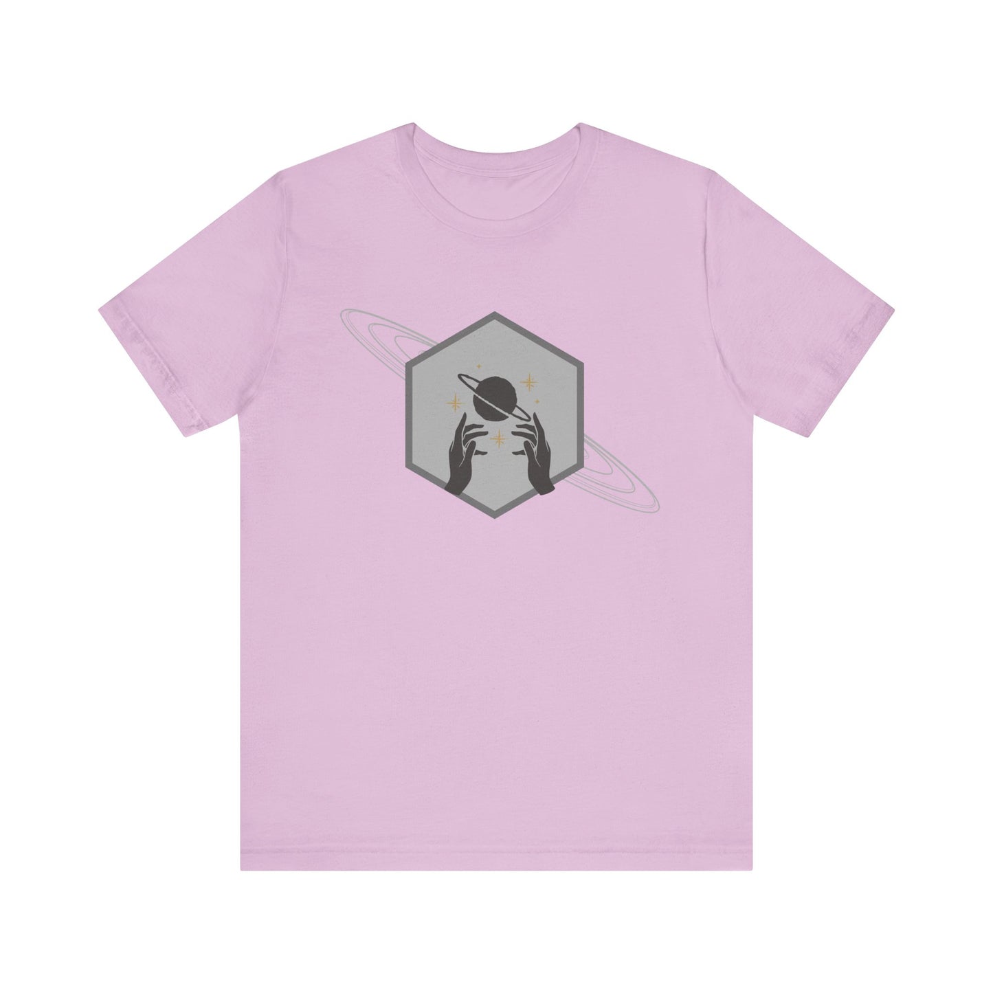 Saturn hexagram unisex tee shirt