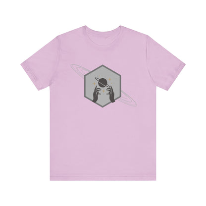 Saturn hexagram unisex tee shirt