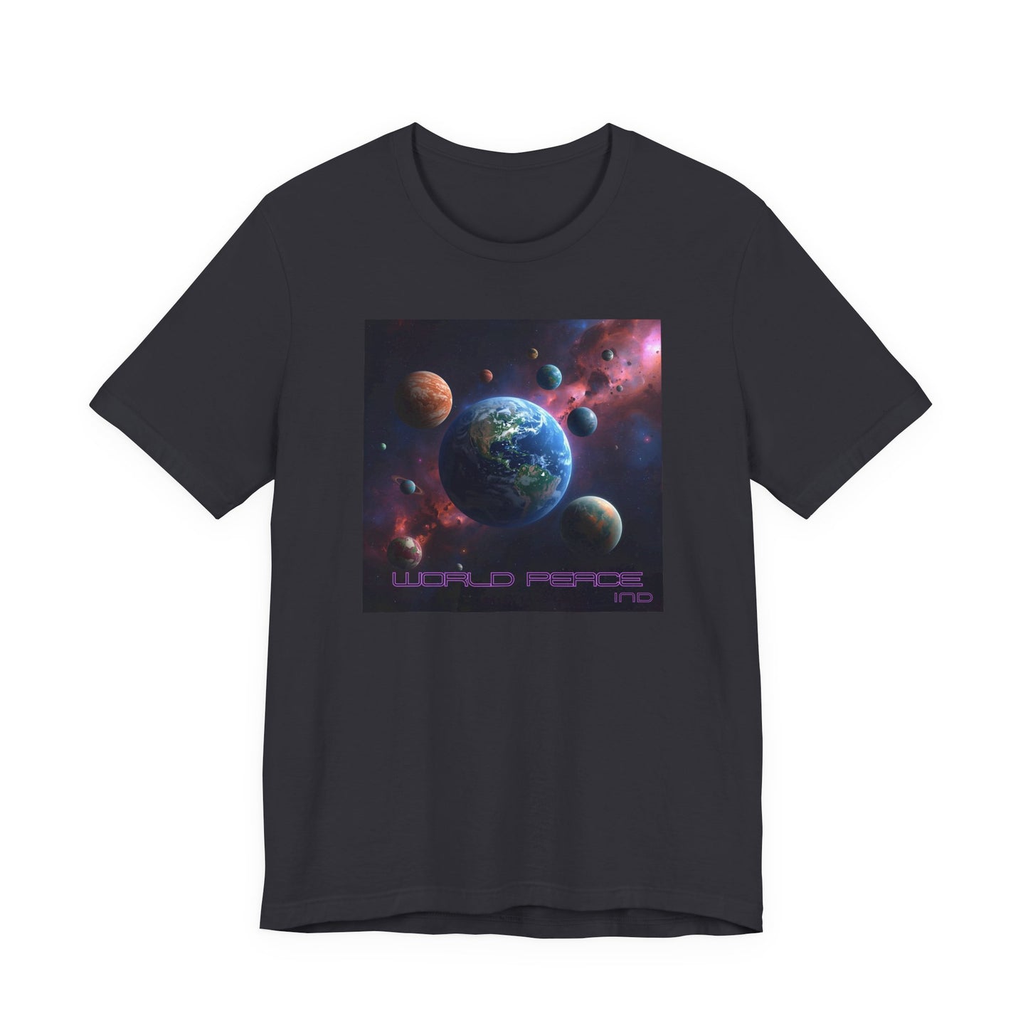 Galactic Peace Unisex Tee - Cosmic Universe Graphic T-Shirt