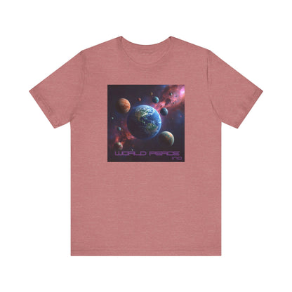 Galactic Peace Unisex Tee - Cosmic Universe Graphic T-Shirt