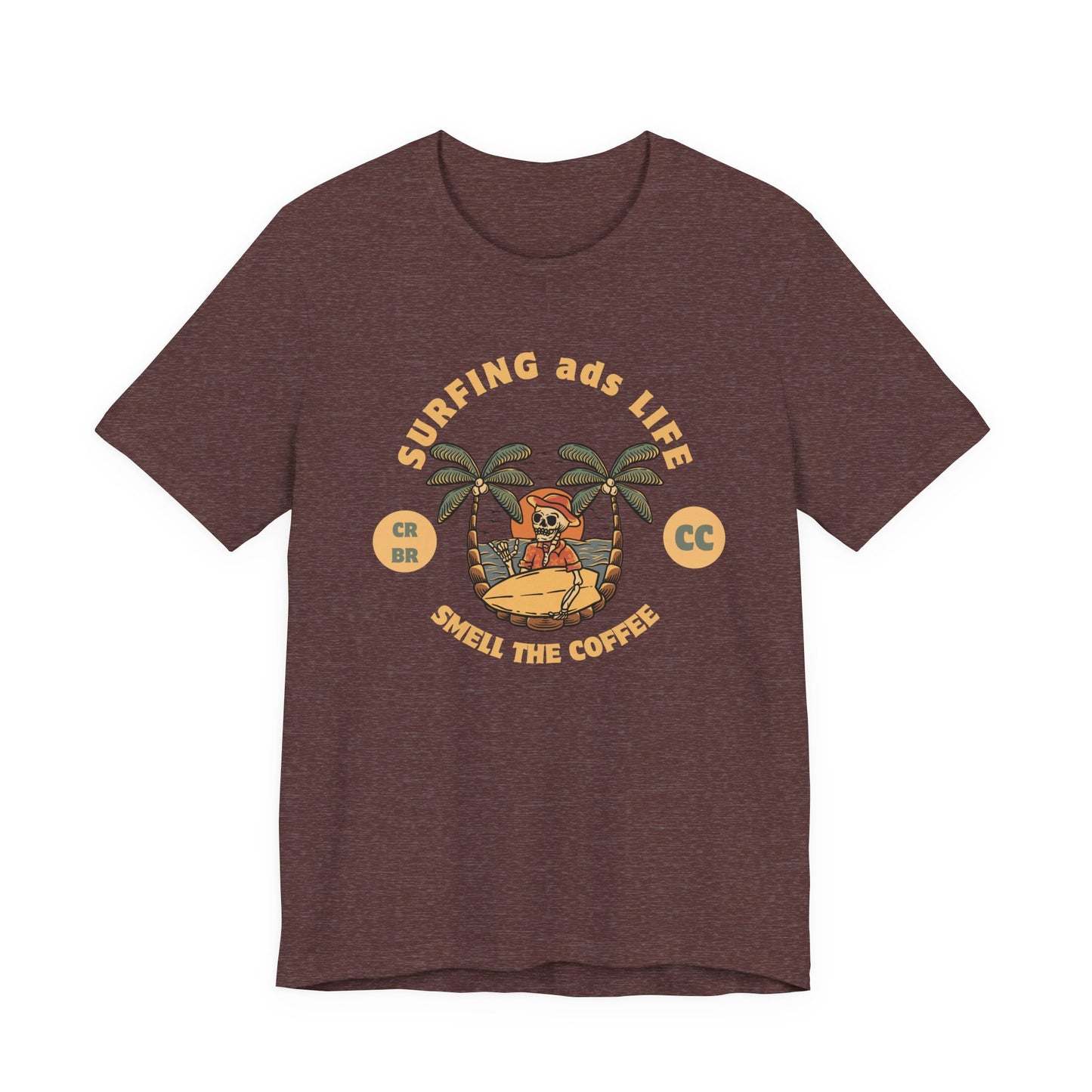 Surfing Life Short Sleeve Tee - Perfect Beachwear, Casual Outing Top, Summer Vibe Shirt, Gift for Surf Lovers, Comfy Everyday Wear