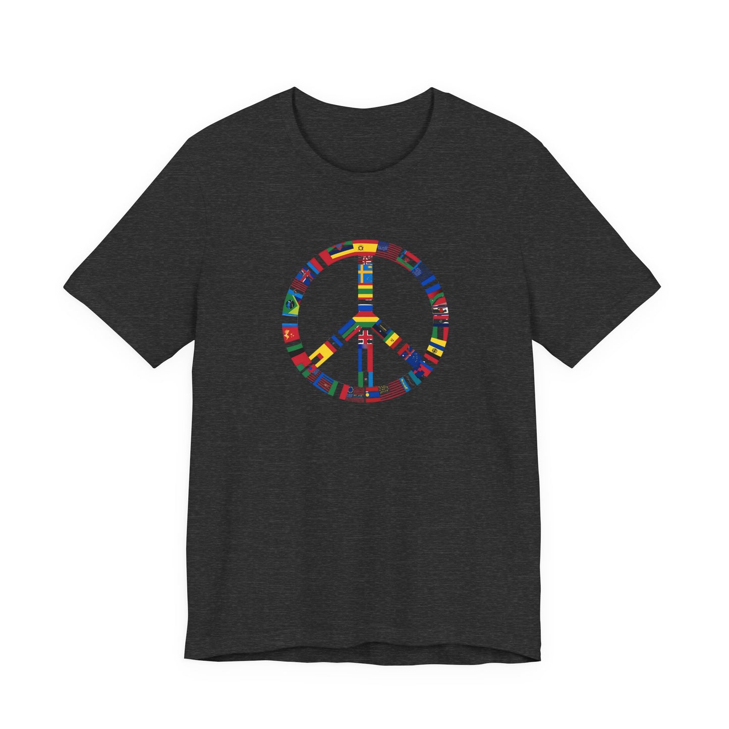 Peace Flags Unisex Short Sleeve Tee