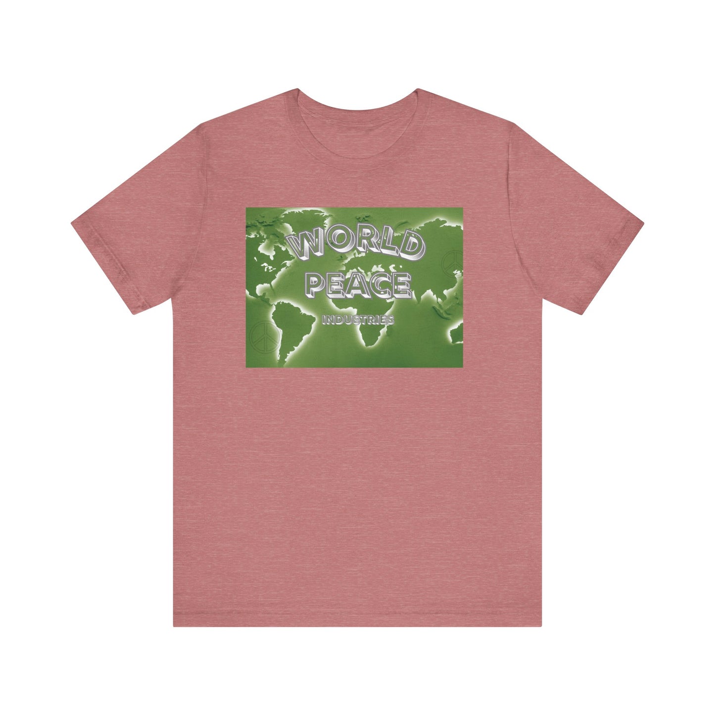 World Peace Unisex Jersey Tee - Eco-Friendly Graphic T-Shirt