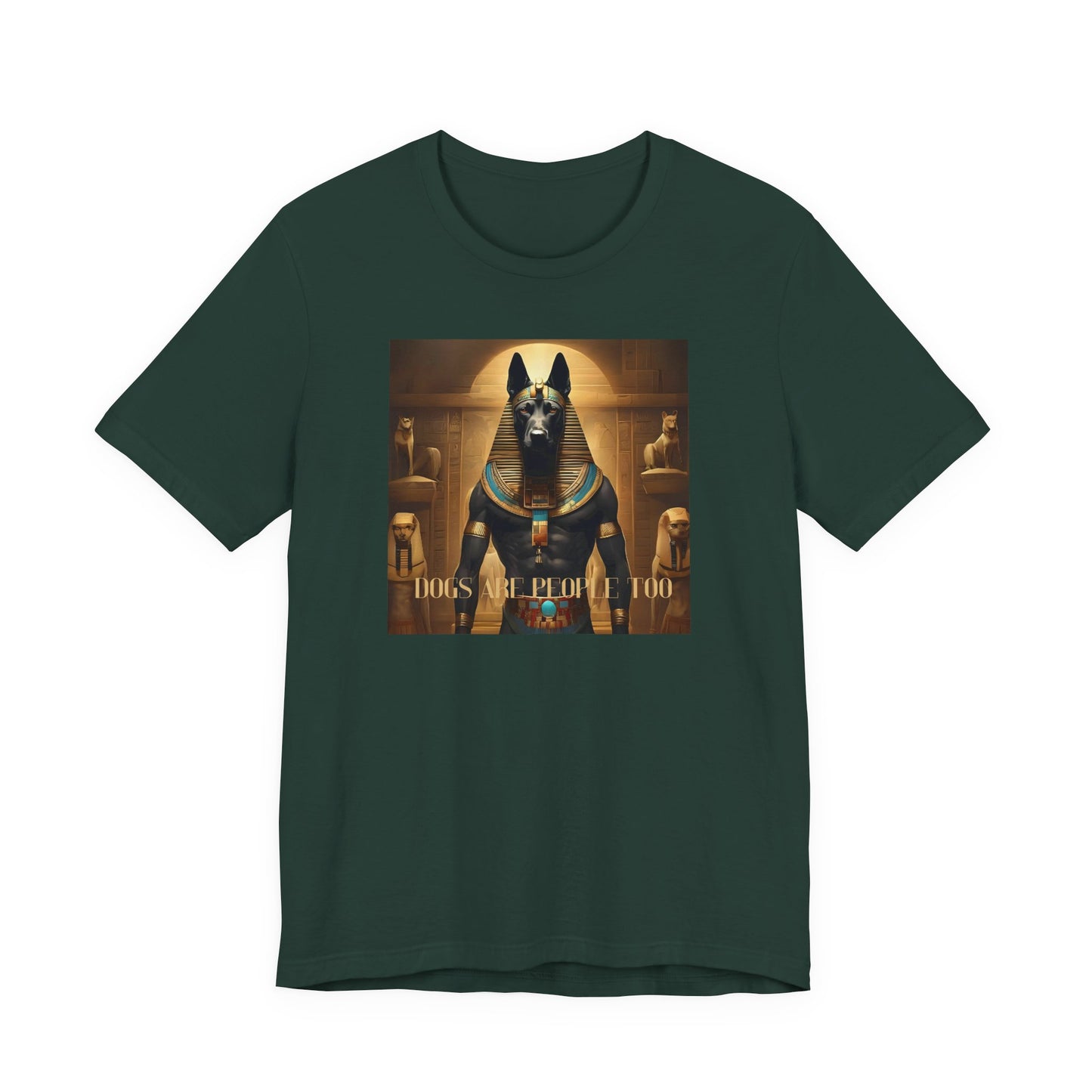 Anubis Graphic Tee — Egyptian God 'Dogs Are Pleasing Too' Vintage Art T-Shirt