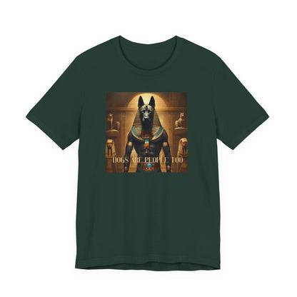 Anubis Graphic Tee — Egyptian God 'Dogs Are Pleasing Too' Vintage Art T-Shirt