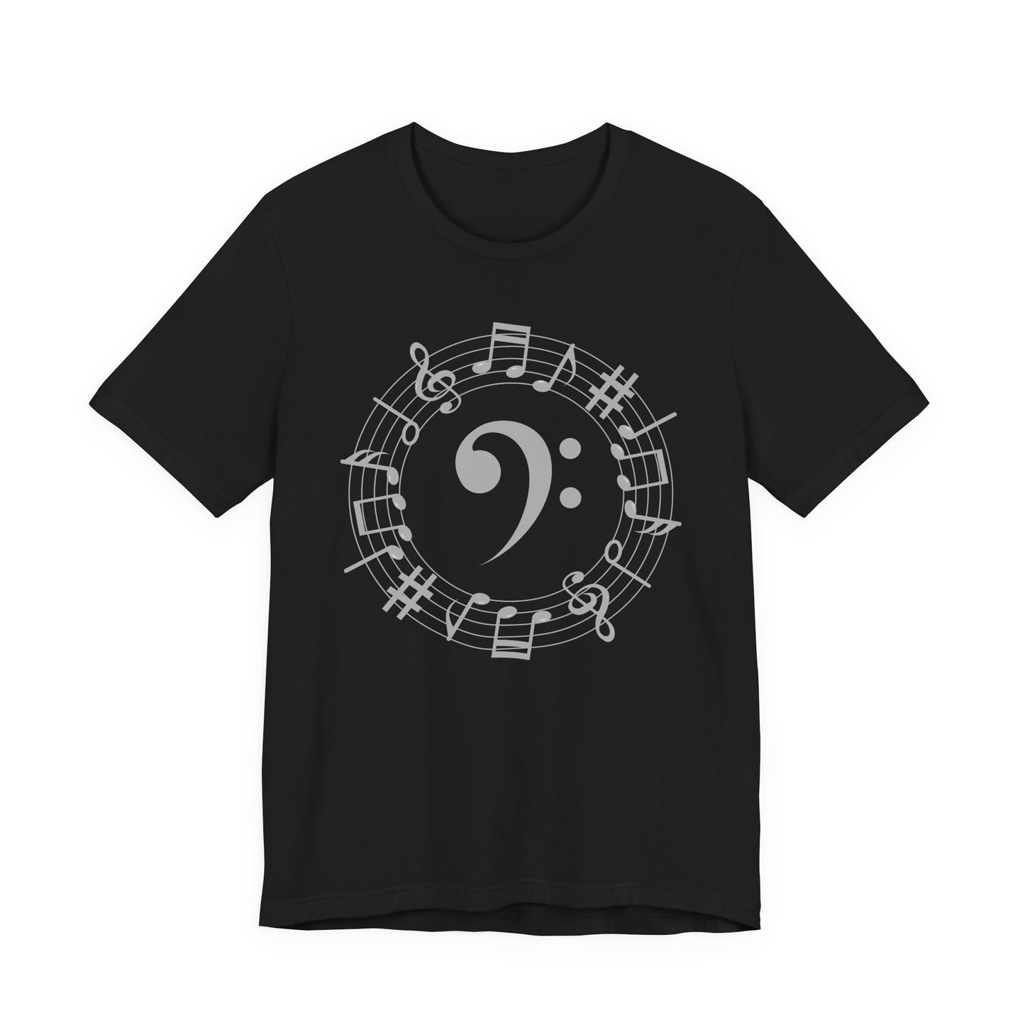 Music Note Unisex Jersey Tee, Musical Gift, Music Lover Shirt, Perfect for Concerts, Music Festivals, Unique Music Tee, Birthday Gift