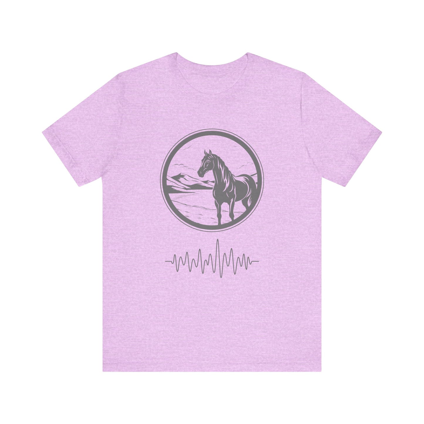 Pony frequency unisex tee shirt