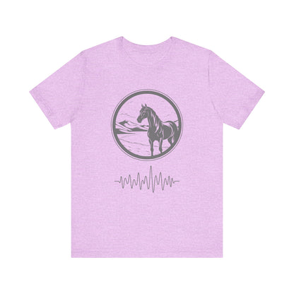 Pony frequency unisex tee shirt