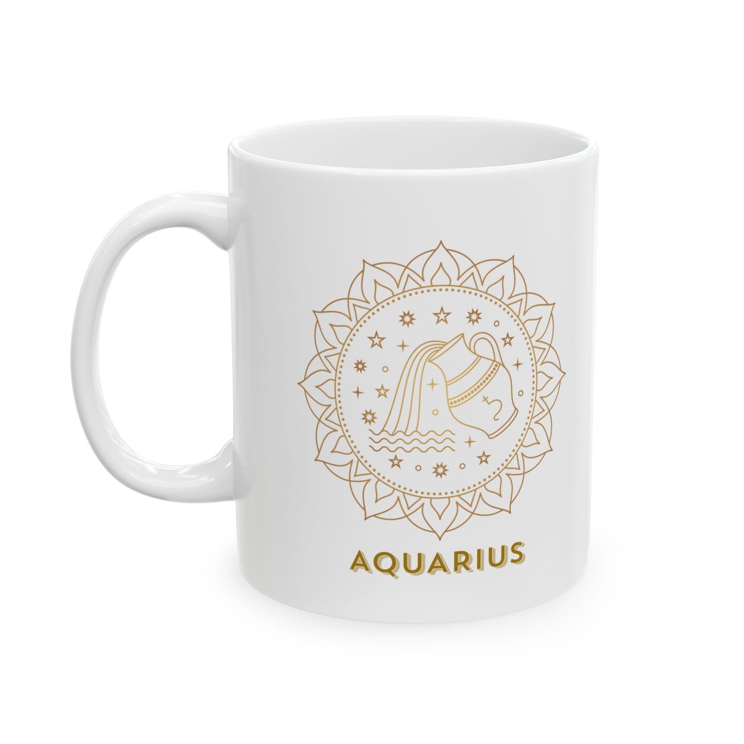 Aquarius Horoscope Coffee Cup, Astrology Lover Mug