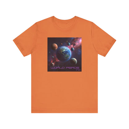 Galactic Peace Unisex Tee - Cosmic Universe Graphic T-Shirt