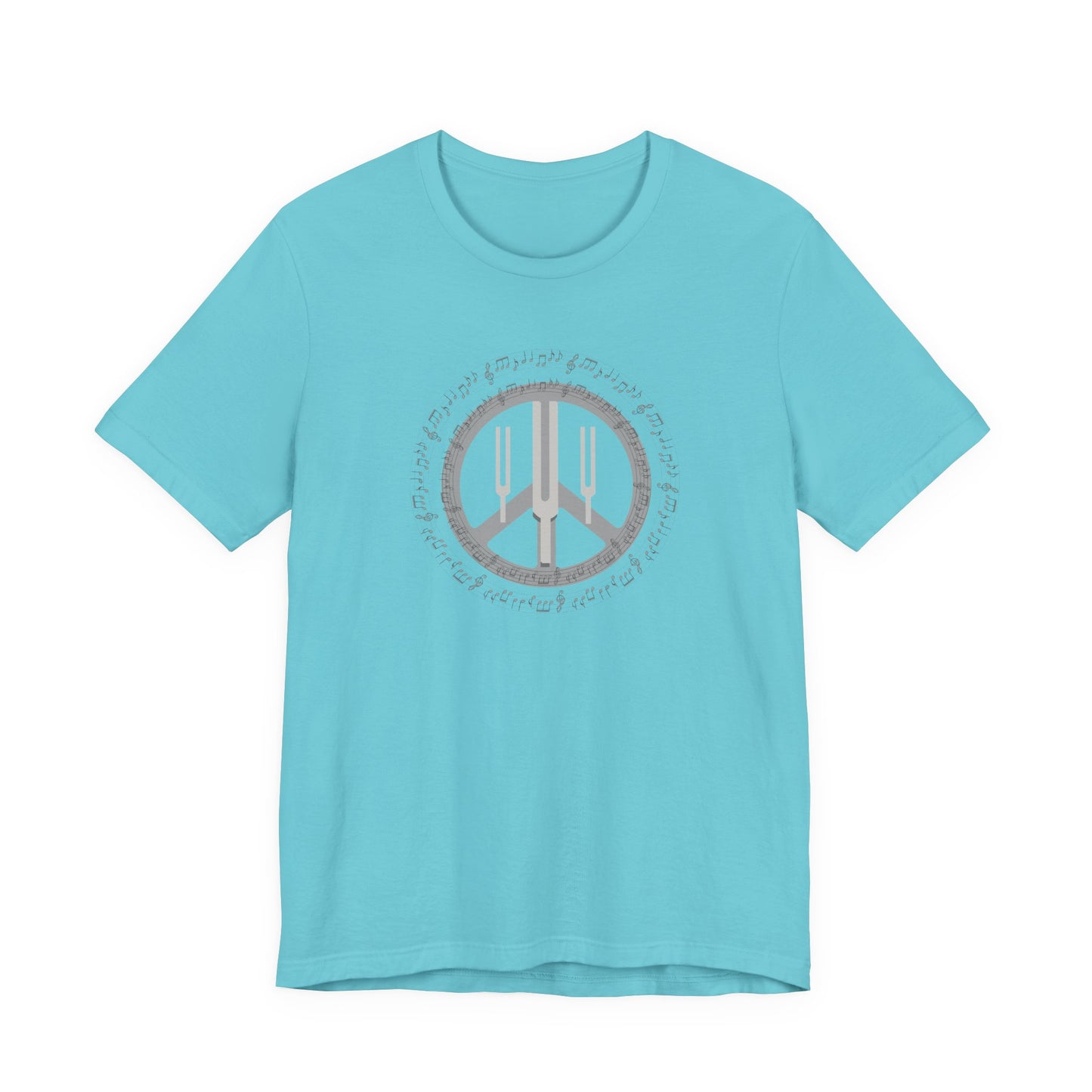 Peace Symbol T‑Shirt — Vintage Gray Peace Sign Graphic Tee