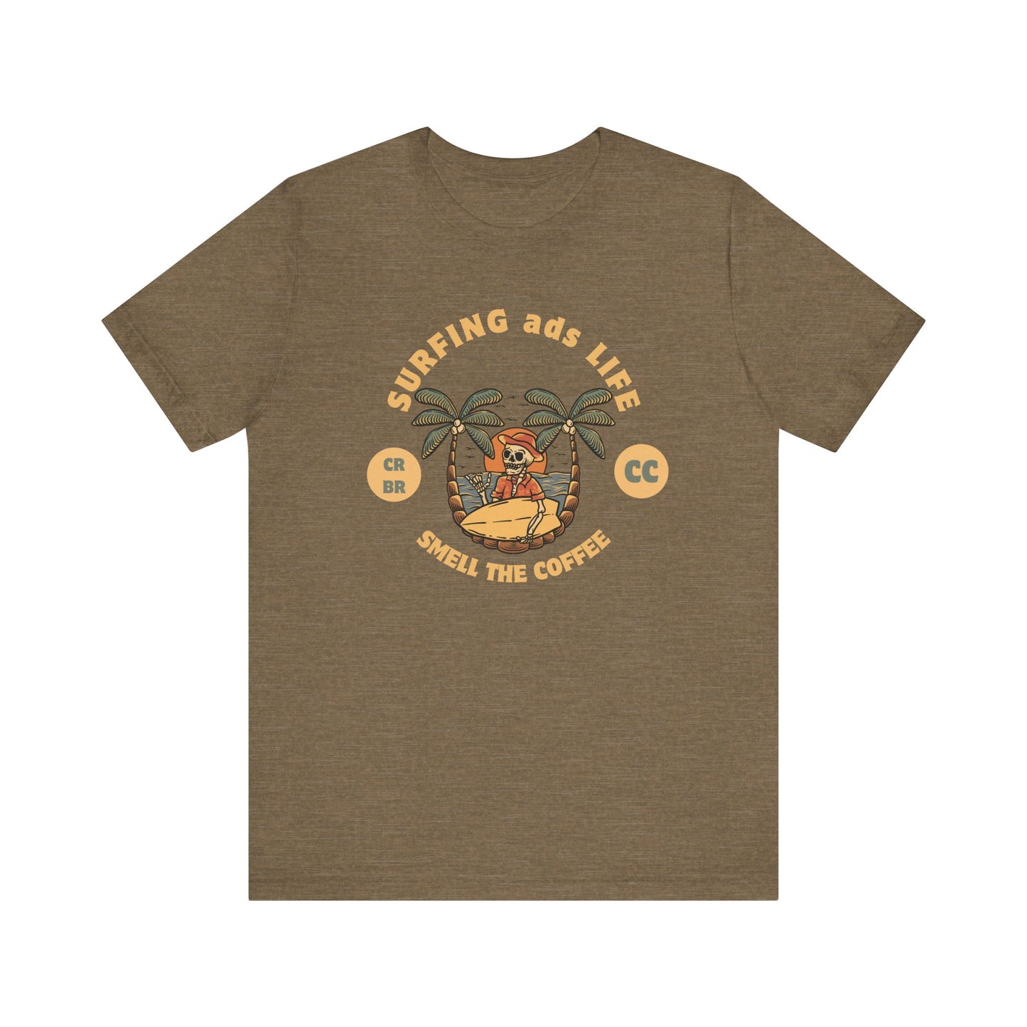 Surfing Life Short Sleeve Tee - Perfect Beachwear, Casual Outing Top, Summer Vibe Shirt, Gift for Surf Lovers, Comfy Everyday Wear