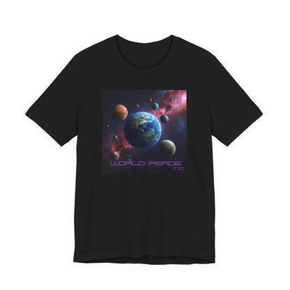 Galactic Peace Unisex Tee - Cosmic Universe Graphic T-Shirt