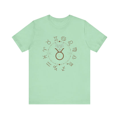 TAURUS Zodiac Clock Tee - Unisex t shirt