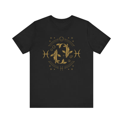 Pisces Zodiac Symbol Unisex Tee