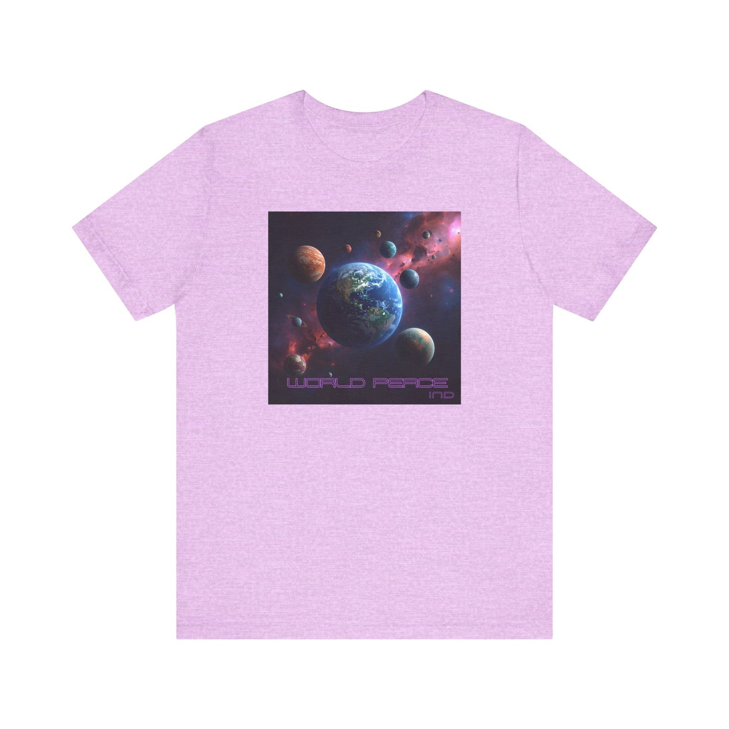 Galactic Peace Unisex Tee - Cosmic Universe Graphic T-Shirt
