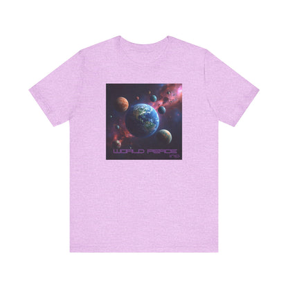 Galactic Peace Unisex Tee - Cosmic Universe Graphic T-Shirt