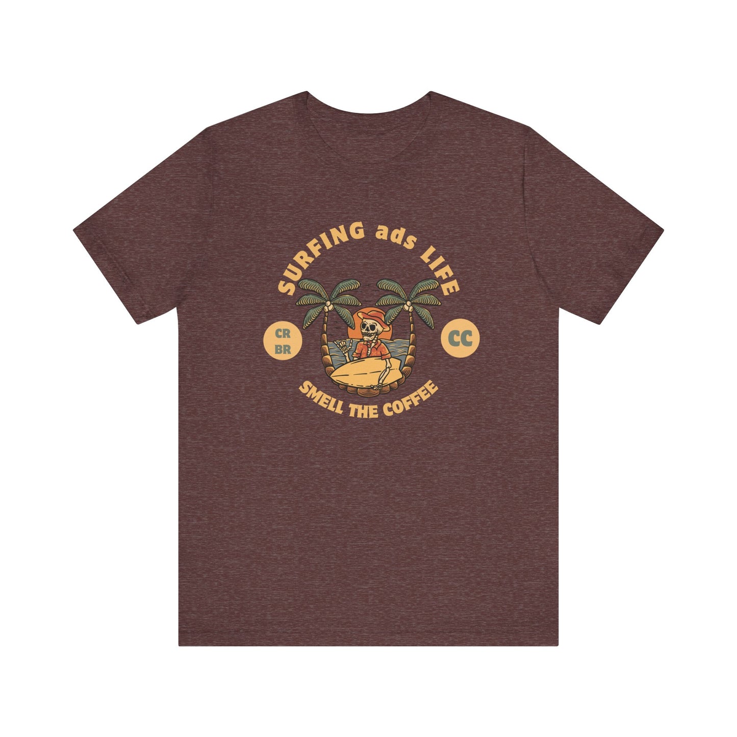 Surfing Life Short Sleeve Tee - Perfect Beachwear, Casual Outing Top, Summer Vibe Shirt, Gift for Surf Lovers, Comfy Everyday Wear