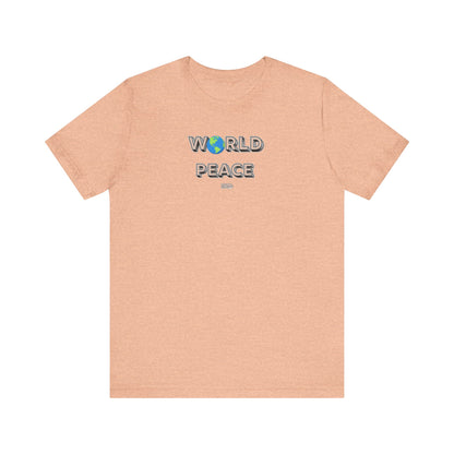 World Peace Unisex Jersey Tee - Casual Comfort for Every Occasion
