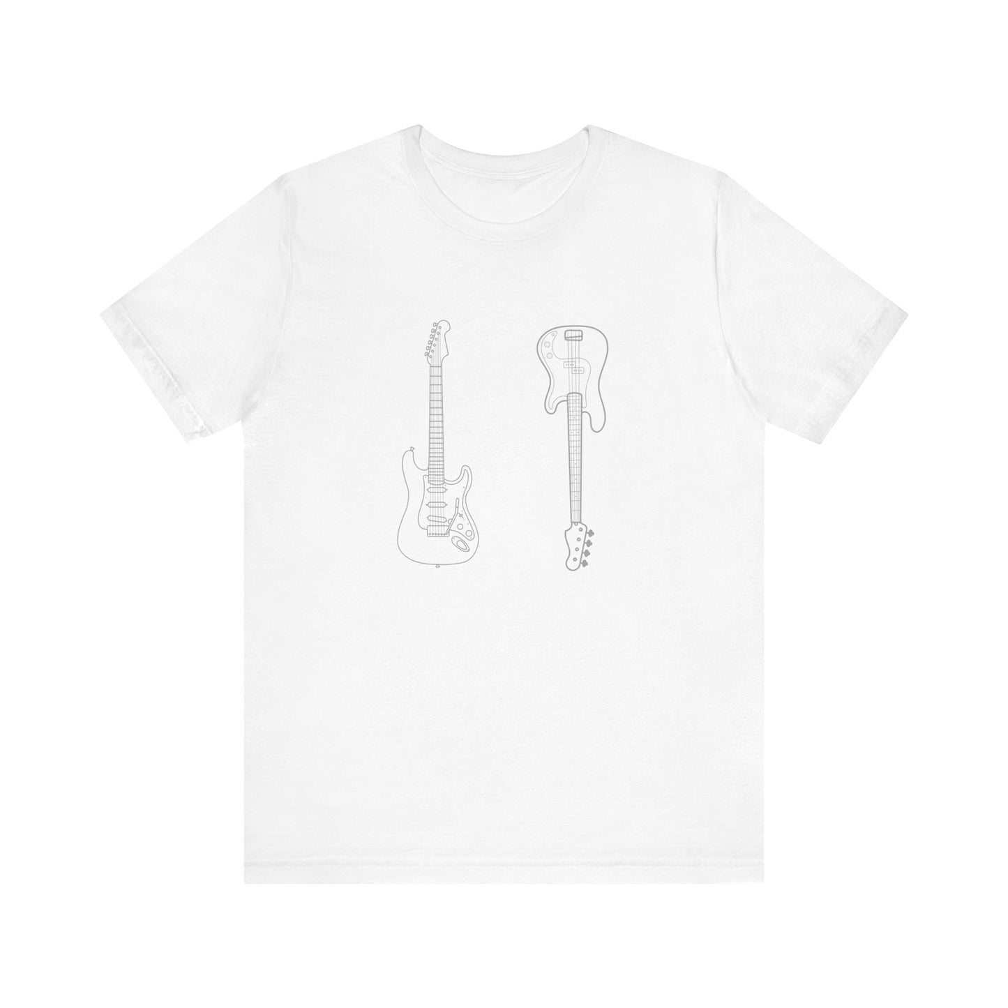 Guitar Lover's Unisex Tee, Music Gift, Rock Band Shirt, Festival Wear, Vintage Style Graphic Tee, Casual Concert Top