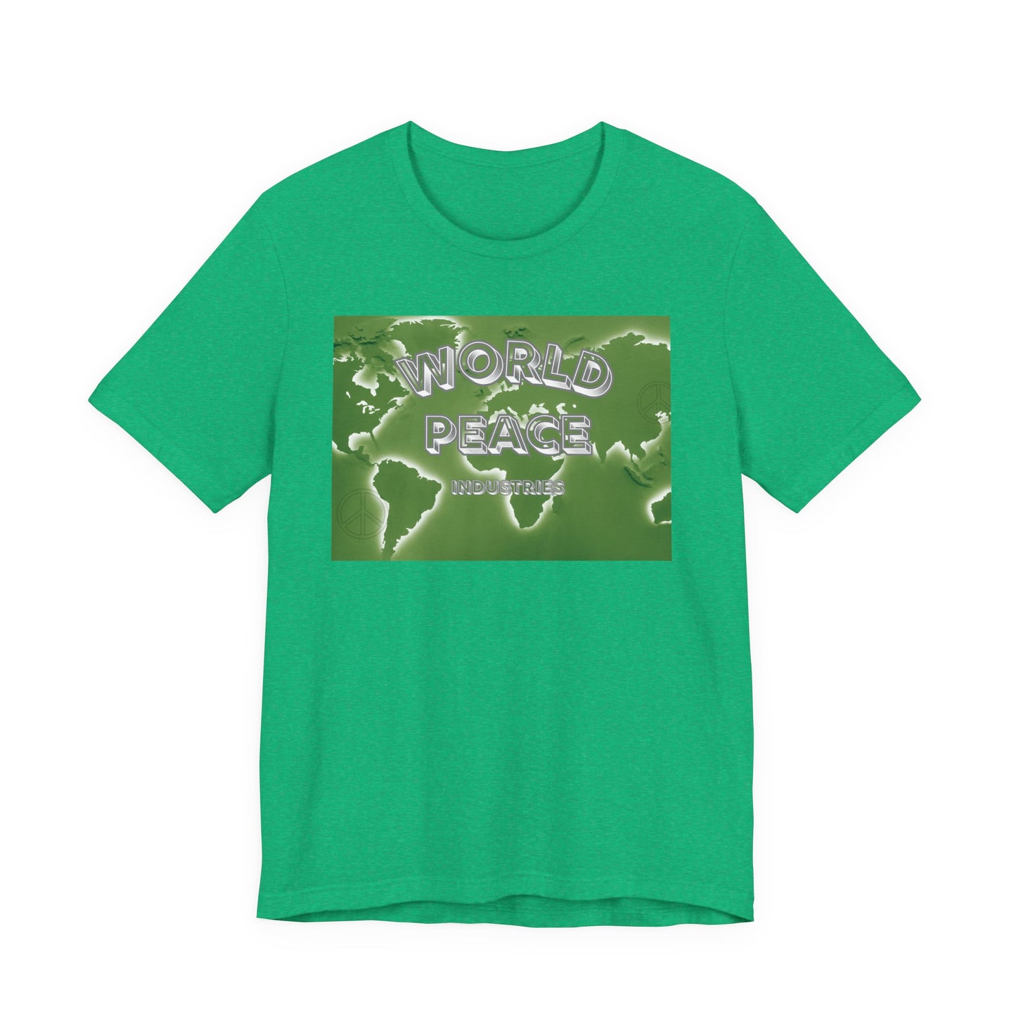 World Peace Unisex Jersey Tee - Eco-Friendly Graphic T-Shirt