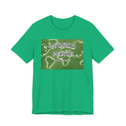 World Peace Unisex Jersey Tee - Eco-Friendly Graphic T-Shirt