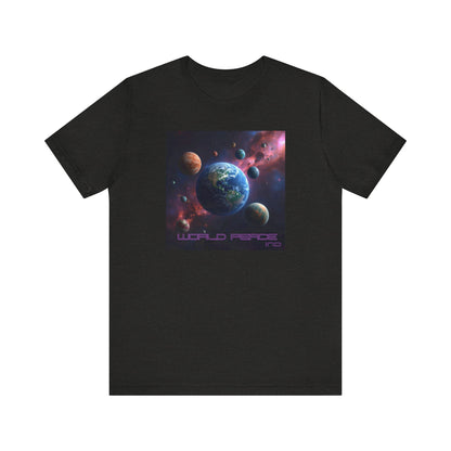 Galactic Peace Unisex Tee - Cosmic Universe Graphic T-Shirt