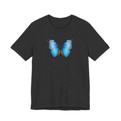 Blue Butterfly Tee — 'TAZ' Graphic Short Sleeve T-Shirt